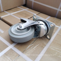 4 Inch 100mm European Plate Industry Swivel Caster Flight Case  Automatic Self Centering Caster Wheels